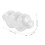 2Pcs Unpainted White Foams Cloud DIY Model Craft Ornament Lightweight 9