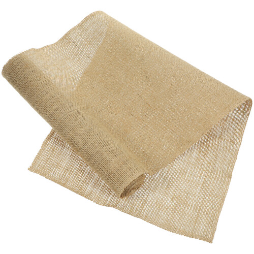 Cotton Linen Hessian Table Runner Rustic Burlap for Crafting 1