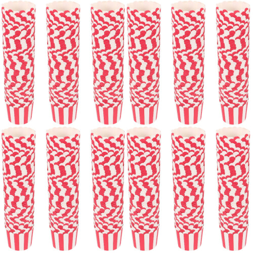 400Pcs Large Red Paper Cupcake Liners for Muffins and Cakes