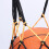 3Pcs Black Drawstring Nylon Mesh Net Bag for Basketball Soccer Storage 2