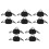 10Pcs Black PU Mini Doll Bag Easy-Clean Shoulder Bag for Dolls 5
