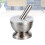 2Pièces Pilon À Ail En Acier Argenté, Ustensile De Cuisine Polyvalent 9