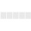 500Pcs White Note Cards Thickened Compact Blank Business Cards 10