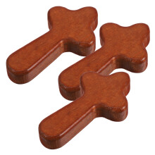 Holding Crosses Coffee Color Family Members 3set