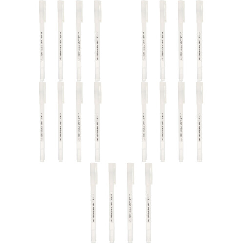 20Pcs Pen-Shaped Glue Stick White Safe Material for Handmade Projects