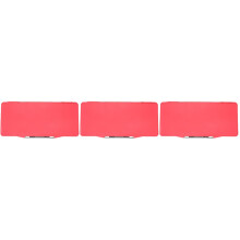 3Pcs Plastic Watercolor Paint Box Rosy Empty Mixing Tray for Artists