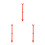 3Pcs Red Plastic Board Game Arrow Spinner with Suction Cup Pointer 1