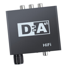 Fiber Coaxiale Digitale Analoge Audio Converter 3,5 Mm Met Volume