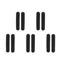 10Pcs Easy-Clean Black Wheelchair Armrest Covers Non-Slip Pads