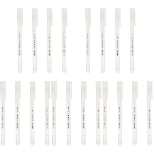 20Pcs Pen-Shaped Glue Stick White Safe Material for Handmade Projects 1