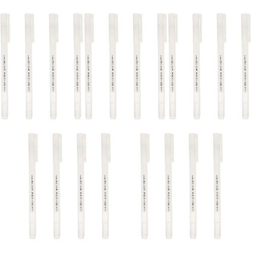 20Pcs Pen-Shaped Glue Stick White Safe Material for Handmade Projects 2