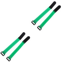 4Pcs Flexible Green Nylon Chicken Collars Anti Crow Rooster Neckbands