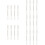 20Pcs Pen-Shaped Glue Stick White Safe Material for Handmade Projects 8