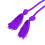 Solid Color Purple Graduation Ropes Set 2