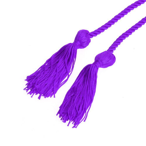 Solid Color Purple Graduation Ropes Set 1