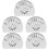 5Pcs Stainless Steel Napkin Holders Silver Retro Kitchen Decor 6