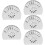 5Pcs Stainless Steel Napkin Holders Silver Retro Kitchen Decor 10