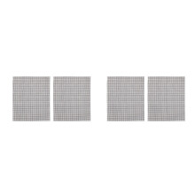 4Pcs Non-Stick Bbq Grill Mats Black for Gas Charcoal Electric