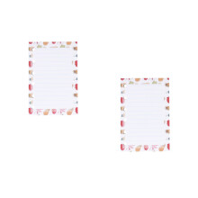 80Sheets White Filler Paper Refills A7 6 Holes Notebook Planner Paper