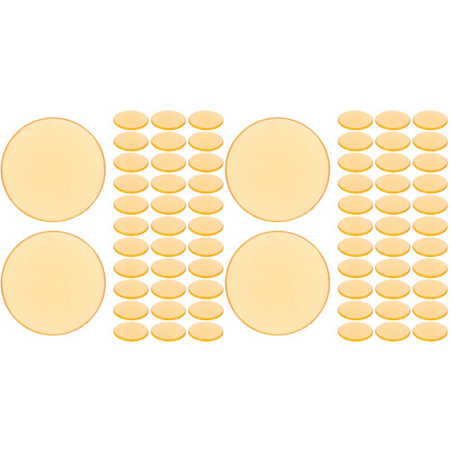 200Pcs ABS Plastic Chips Orange Counting Chips for Board Games 2