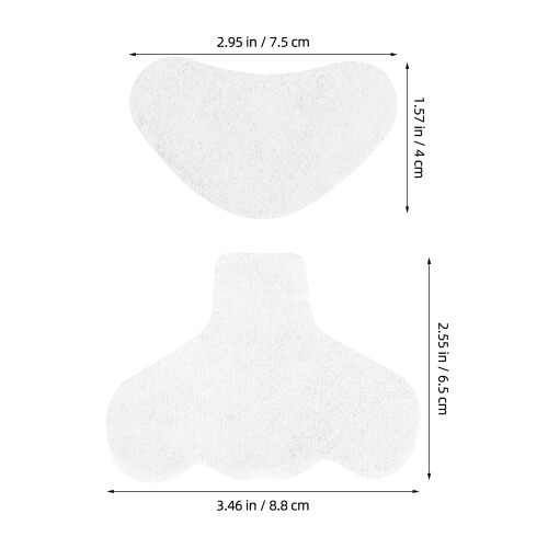White Cotton Nose Bridge Face Pack Sheet for Deep Pore Care 1