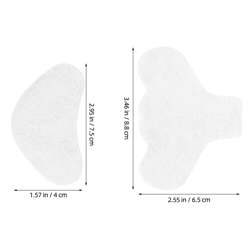 White Cotton Nose Bridge Face Pack Sheet for Deep Pore Care 2
