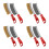 8Pcs Compact Metal Wire Brushes for Cleaning Rust and Home Maintenance 8