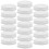 40Pcs Tinplate Mason Jar Covers White Reusable Sealing Lids 4