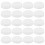 40Pcs Tinplate Mason Jar Covers White Reusable Sealing Lids 6