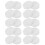40Pcs Tinplate Mason Jar Covers White Reusable Sealing Lids 8