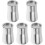 5Pcs Stainless Steel Coffee Sifter Silver Fine Mesh Filter for Kitchen 4