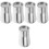 5Pcs Stainless Steel Coffee Sifter Silver Fine Mesh Filter for Kitchen 5