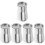 5Pcs Stainless Steel Coffee Sifter Silver Fine Mesh Filter for Kitchen 6