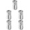 5Pcs Stainless Steel Coffee Sifter Silver Fine Mesh Filter for Kitchen 7