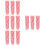 400Pcs Large Red Paper Cupcake Liners for Muffins and Cakes 8