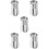 5Pcs Stainless Steel Coffee Sifter Silver Fine Mesh Filter for Kitchen 9