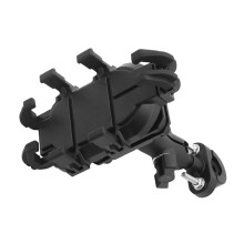 Zwarte Motorbike Telefoonhouder Met Schokdemping En Nylon