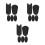 15Pcs Comfortable Silicone Thumb Rest Cushions for Saxophone Black 5