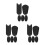 15Pcs Comfortable Silicone Thumb Rest Cushions for Saxophone Black 6