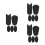 15Pcs Comfortable Silicone Thumb Rest Cushions for Saxophone Black 7