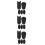 15Pcs Comfortable Silicone Thumb Rest Cushions for Saxophone Black 9