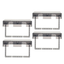 4Pcs Acrylic Water-Resist Socket Boxes Adhesive Home Outlet Covers