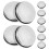 40Pcs Stainless Steel Sink Stoppers Kitchen Drain Plugs Silver Durable 3
