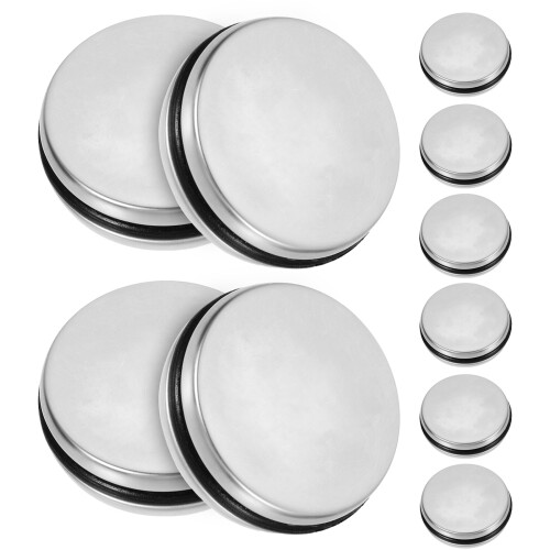 40Pcs Stainless Steel Sink Stoppers Kitchen Drain Plugs Silver Durable 2