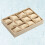 2Pcs Light Yellow Watch Storage Box Durable Multi-Lattice Display Case 8