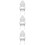3Pcs Compact White Ironing Board Wall Hanger Home Organizer 9