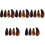 5Sets Assorted Color Celluloid Finger Picks for Guzheng Guitar Durable 3