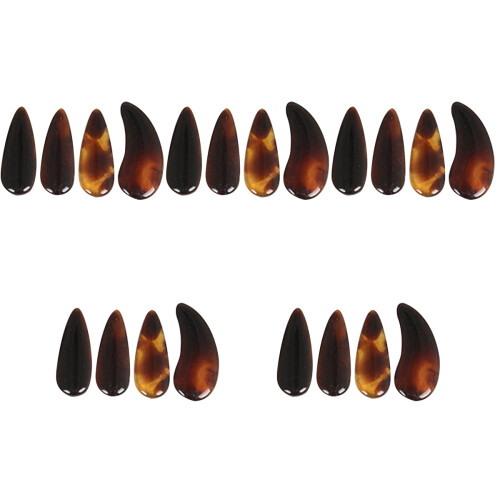 5Sets Assorted Color Celluloid Finger Picks for Guzheng Guitar Durable 2