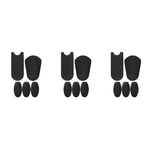 15Pcs Comfortable Silicone Thumb Rest Cushions for Saxophone Black
