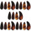 5Sets Assorted Color Celluloid Finger Picks for Guzheng Guitar Durable 8